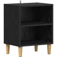 vidaXL Armoire de lit Chêne noir 40 x 30 x 50 cm Bois d'ingénierie