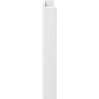 vidaXL Tête de lit avec espace de rangement et éclairage LED, blanc, aggloméré