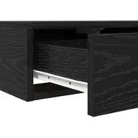 vidaXL Tiroirs de lit avec tiroir Chêne noir 180 x 36.5 x 16.5 cm