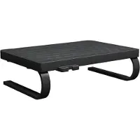 vidaXL Support d'écran noir 37x28x11,5 cm