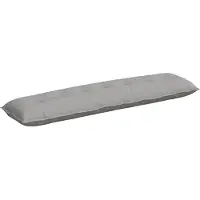 vidaXL Coussin De Dos Gris Nuage 200 X 19 X 50 Cm Tissu