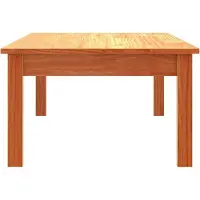 vidaXL Table basse Max Marron 110 x 50 x 30 cm Pin massif