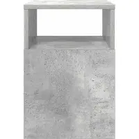 vidaXL Table d'appoint 2 pcs Gris béton 30,5 x 30 x 45 cm