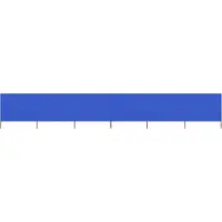 vidaXL Paravent 6 Panneaux Tissu 800 X 160 Cm Bleu Azuré