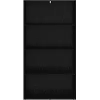 vidaXL Rangement indépendant noir imitation chêne 80 x 30 x 152 cm