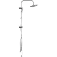 vidaXL Système de douche argenté 47 x 20 x 95 cm acier inoxydable