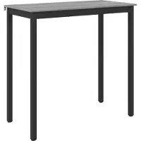 vidaXL Table haute en bois composite