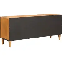 vidaXL Meuble TV Marron clair 105 x 33 x 46 cm Bois massif Mango
