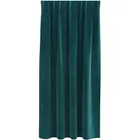 vidaXL Rideaux occultants 2 pcs vert foncé 140 x 175 cm velours
