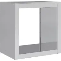 vidaXL Étagère à bois de chauffage 60x40x60 cm Acier galvanisé