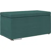 vidaXL Tabouret vert foncé 81 x 41 x 40 cm Tissu et bois pressé