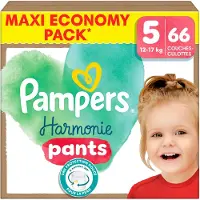 Pampers Harmonie Pants Pack 1 Mois, Taille 5, 66 couches-culottes