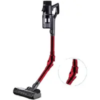EZIclean Aspirateur balai rechargeable 29.6v noir et rouge - E.ziclean - CYCLOBOOSTFR8FLEX -