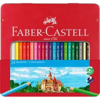 Faber-Castell Lot de 24 crayons de couleur