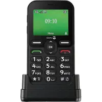 Doro Leva E10, téléphone portable à grosses touches, 4G, noir