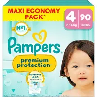 Pampers Premium Protection Maxi Pack, Taille 4, 90 couches