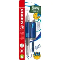Stabilo EASYbirdy Stylo-plume ergonomique pour débutants - Bleu nuit/azur