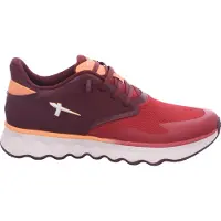 Tamaris Baskets basses orange / rouge / lie de vin / blanc