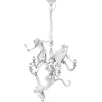 Seletti Lustre singe blanc