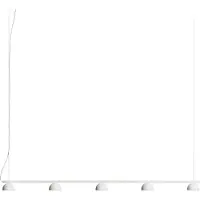 Northern Blush Rail Suspension White | 5 Lights