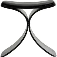 Gejst Luno Tabouret Black Oak|Black Leather