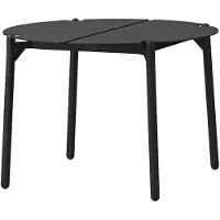 AYTM Novo Table de Salon Extérieur Black | Ø 50 x H 35 cm