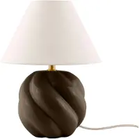 Globen Lighting Lampe de Table , DAHLIA, Beige, Salon / séjour, Tissu / textile