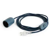 HAY Common Set Corde Lampe de Table Anthracite Blue