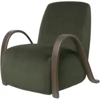 Ferm Living Buur Chaise Longue Dark Green