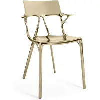 Kartell A.I. Chaise Métal - Lot de 2 Bronze
