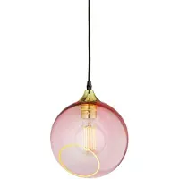 Design By Us Suspension , Ballroom, dimmable, Rose / rosé, Salon / séjour, Verre, Design