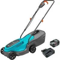 Gardena PowerMax 30/18V P4A Solo + Bosch Kit de Démarrage 18 V 4,0 Ah