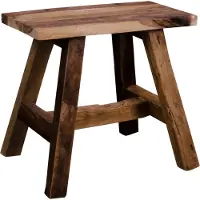 Ebuy24 Billy Banc 50 cm, en teck teinte naturelle. Livré entièrement monté.