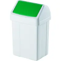 Meva Poubelle de tri sélectif - verte 25L