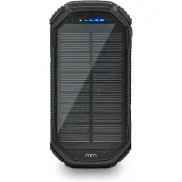Mikamax Banque d'alimentation avec cellule solaire - 20 000 mAh