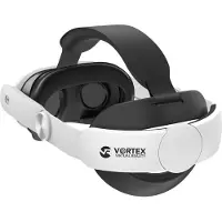 Vortex Sangle VR Elite pour Meta Quest 3S / Quest 3 | Sangle de tête réglable avec molette | Conception légère pour un confort optimal en jeu VR