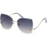 GUESS Gu00269 Woman Sunglasses Bleu Gradient Smoke/CAT3 Femme