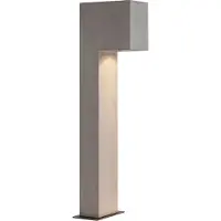 QAZQA Borne d'extérieur moderne grise 65cm IP44 - Pompei