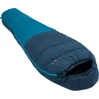 Vaude Alpli Adjust 400 Ii Syn Sleeping Bag Bleu Regular / Left Zipper