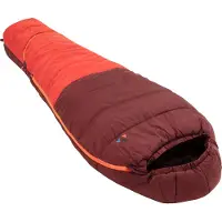 Vaude Alpli Adjust 400 Ii Syn Sleeping Bag Rouge Regular / Left Zipper