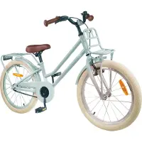 vidaXL Vélo enfant 18 pouces pour enfants de 5 à 7 ans Vert clair