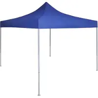 vidaXL , tente de fête, 291 x 291 x 315 cm, bleu, tissu Oxford