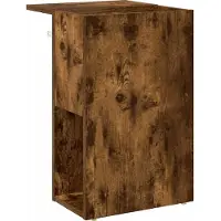 vidaXL Table d'appoint Chêne fumé 35 x 40 x 55 cm Bois d'ingénierie