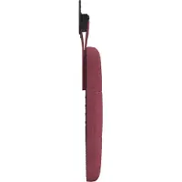 vidaXL Tête de lit suspendue en tissu bordeaux