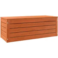 vidaXL Boîte de rangement avec stockage brun cire 89 x 36,5 x 33 cm
