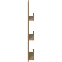 vidaXL Étagère à magazines en chêne Artisan, 43 x 11 x 102 cm, aggloméré