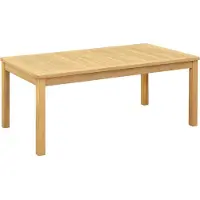 vidaXL Table basse en bois d'acacia clair 110 x 60 x 45 cm