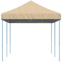vidaXL Tente de réception beige 292 x 580 x 315 cm Tissu Oxford