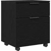 vidaXL Cabinet de Dossier Chêne noir 45 x 38 x 54 cm Bois d'ingénierie