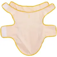 vidaXL Imperméable pour chiens avec bandes réfléchissantes polyester jaune S